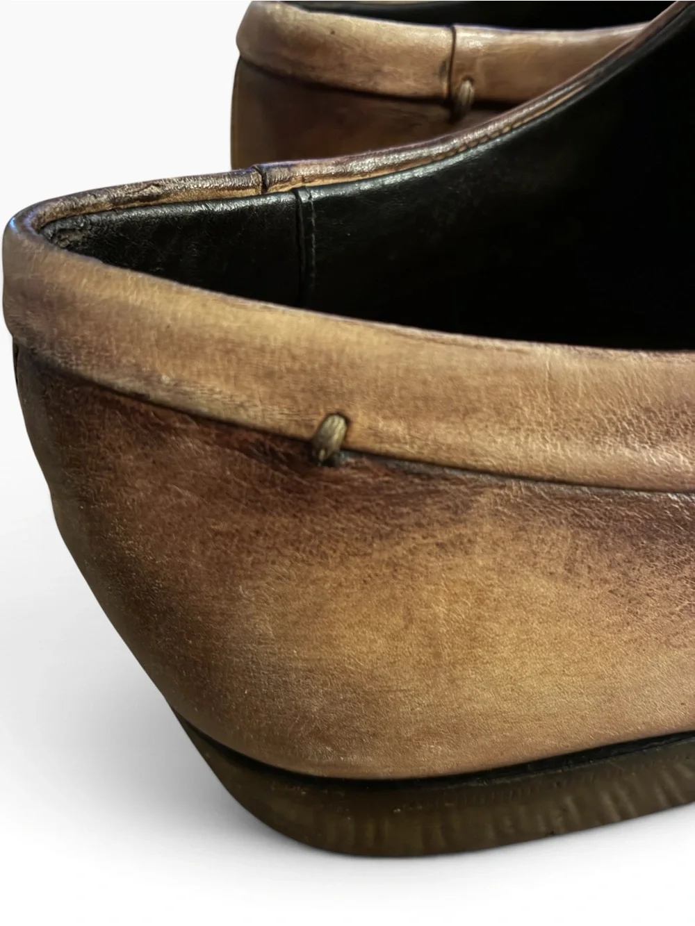 Ermenegildo Zegna XXX Couture Antique Leather Derby